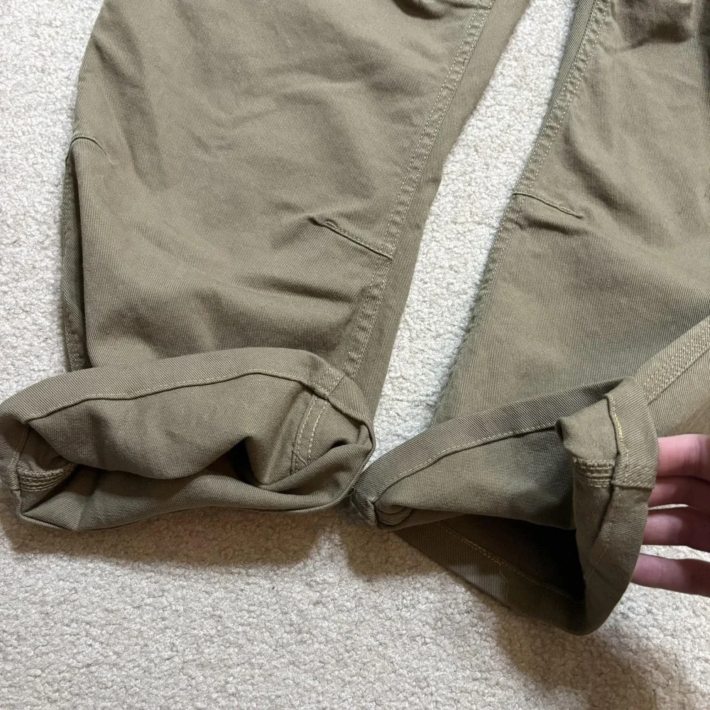Ariat Rebar M4 Pants Mens 38x26.5 Khaki Relaxed Bootcut Work‎ Carpenter Utility
